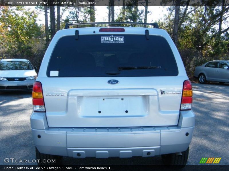 Silver Metallic / Ebony Black 2006 Ford Escape Hybrid