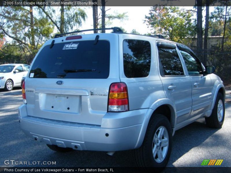 Silver Metallic / Ebony Black 2006 Ford Escape Hybrid