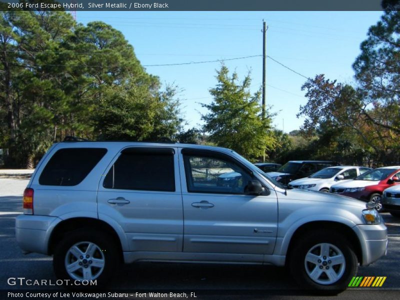 Silver Metallic / Ebony Black 2006 Ford Escape Hybrid