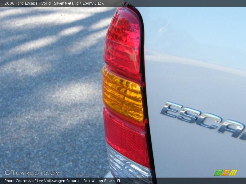 Silver Metallic / Ebony Black 2006 Ford Escape Hybrid