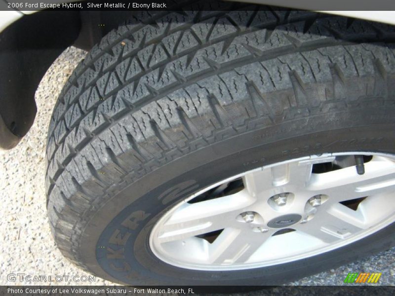 Silver Metallic / Ebony Black 2006 Ford Escape Hybrid