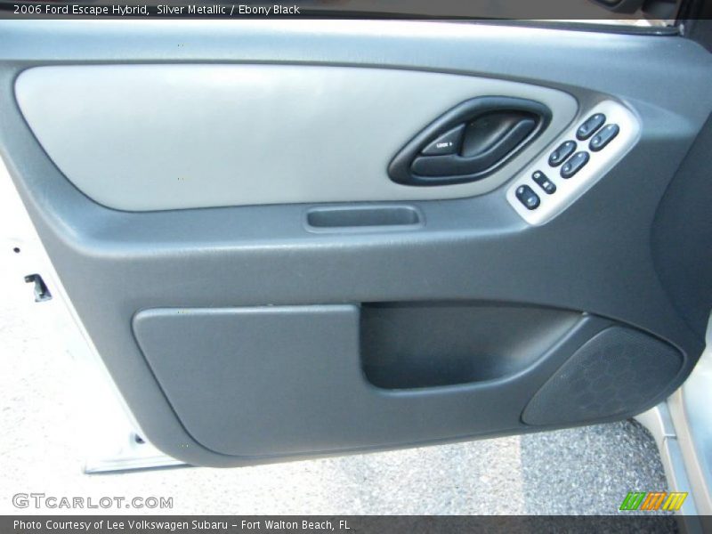 Silver Metallic / Ebony Black 2006 Ford Escape Hybrid