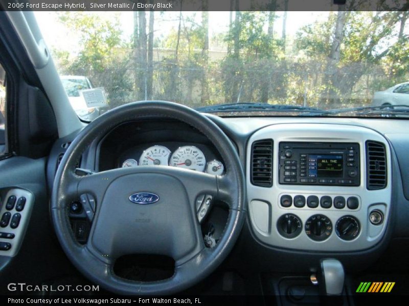 Silver Metallic / Ebony Black 2006 Ford Escape Hybrid