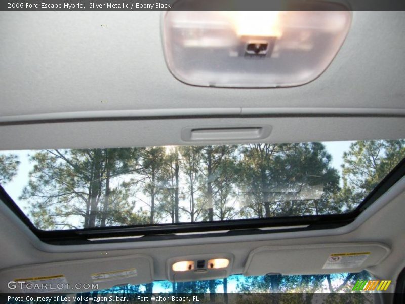 Silver Metallic / Ebony Black 2006 Ford Escape Hybrid