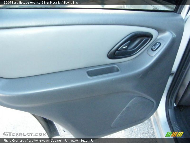 Silver Metallic / Ebony Black 2006 Ford Escape Hybrid