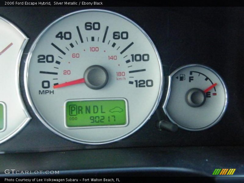 Silver Metallic / Ebony Black 2006 Ford Escape Hybrid