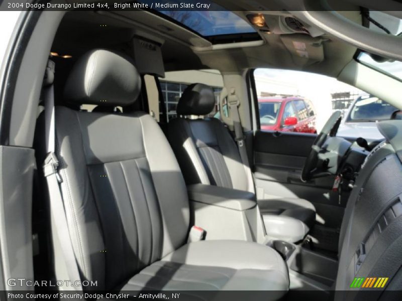 Bright White / Medium Slate Gray 2004 Dodge Durango Limited 4x4
