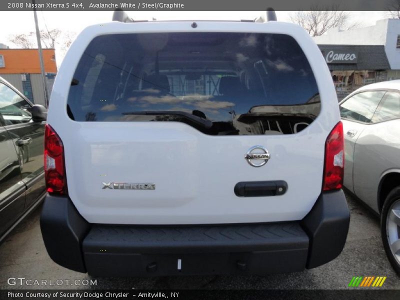 Avalanche White / Steel/Graphite 2008 Nissan Xterra S 4x4