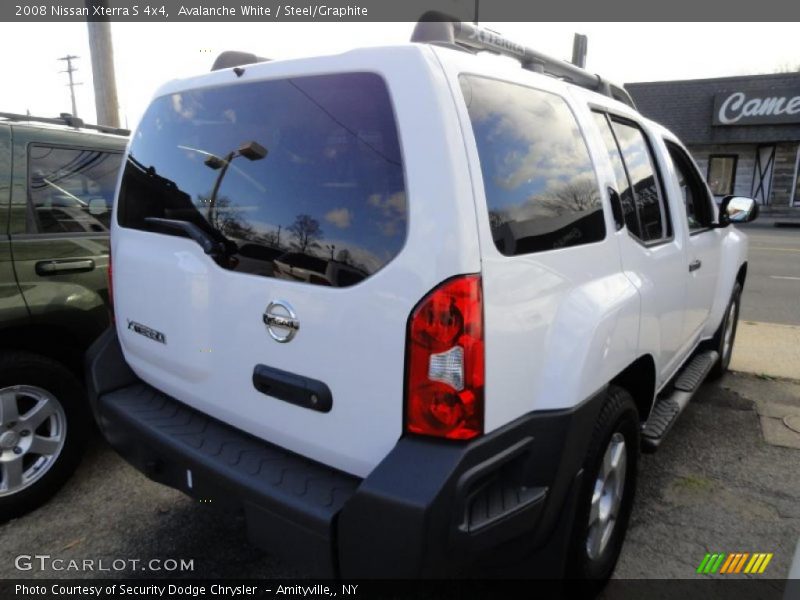 Avalanche White / Steel/Graphite 2008 Nissan Xterra S 4x4