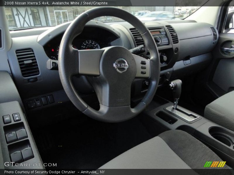 Avalanche White / Steel/Graphite 2008 Nissan Xterra S 4x4