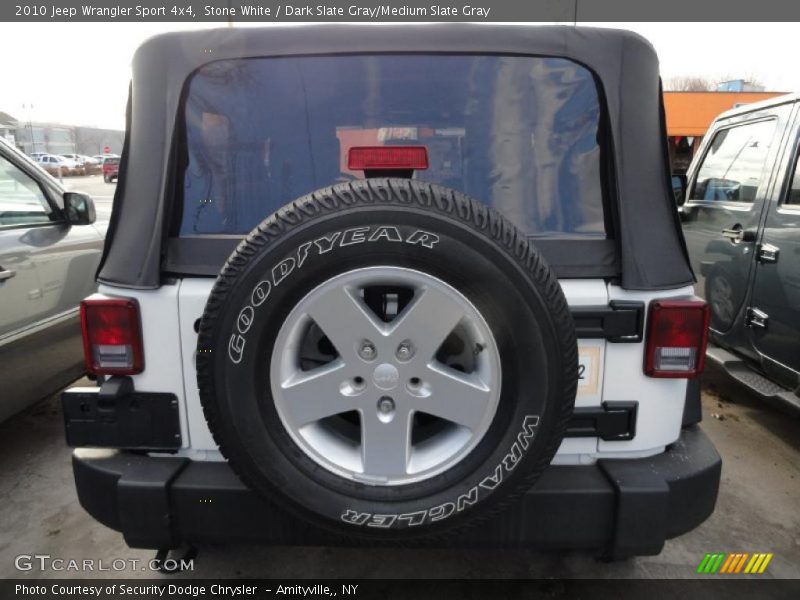 Stone White / Dark Slate Gray/Medium Slate Gray 2010 Jeep Wrangler Sport 4x4