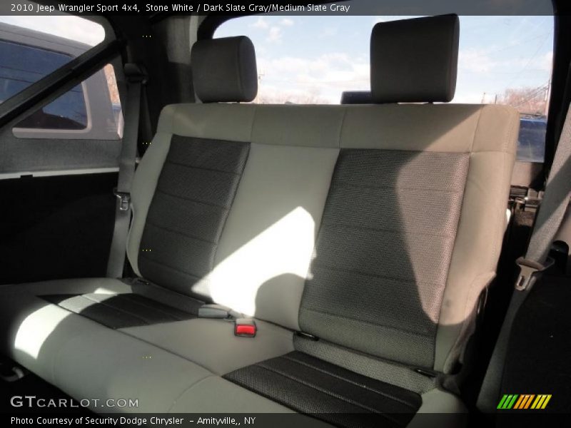 Stone White / Dark Slate Gray/Medium Slate Gray 2010 Jeep Wrangler Sport 4x4