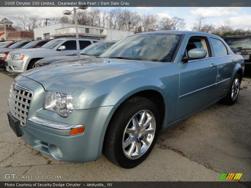 Clearwater Blue Pearl / Dark Slate Gray 2008 Chrysler 300 Limited