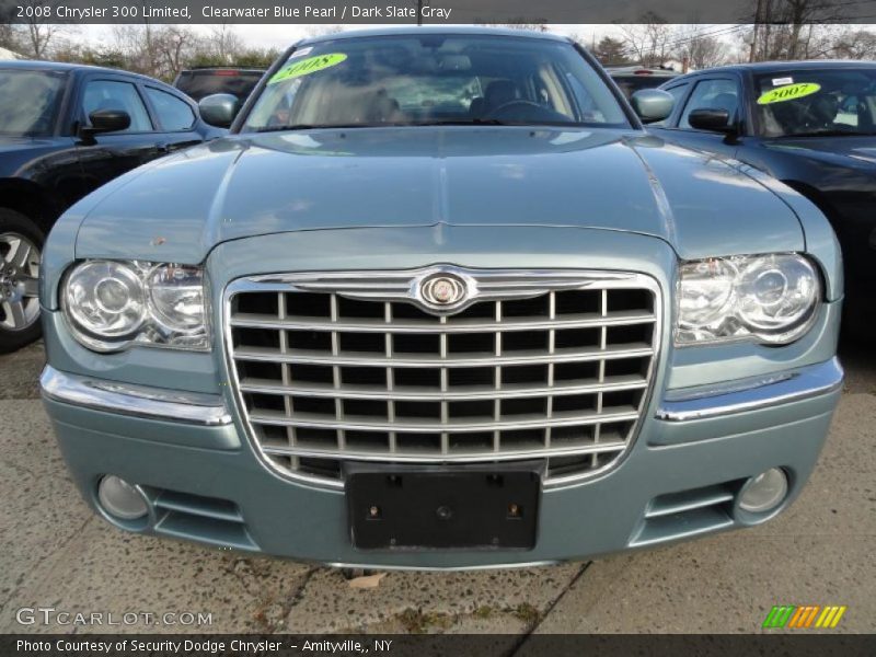 Clearwater Blue Pearl / Dark Slate Gray 2008 Chrysler 300 Limited