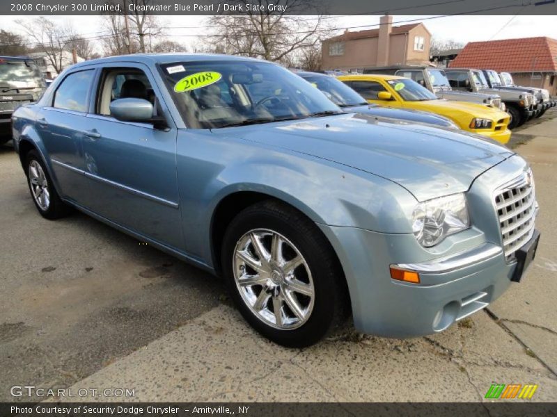 Clearwater Blue Pearl / Dark Slate Gray 2008 Chrysler 300 Limited