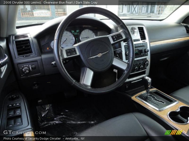 Clearwater Blue Pearl / Dark Slate Gray 2008 Chrysler 300 Limited
