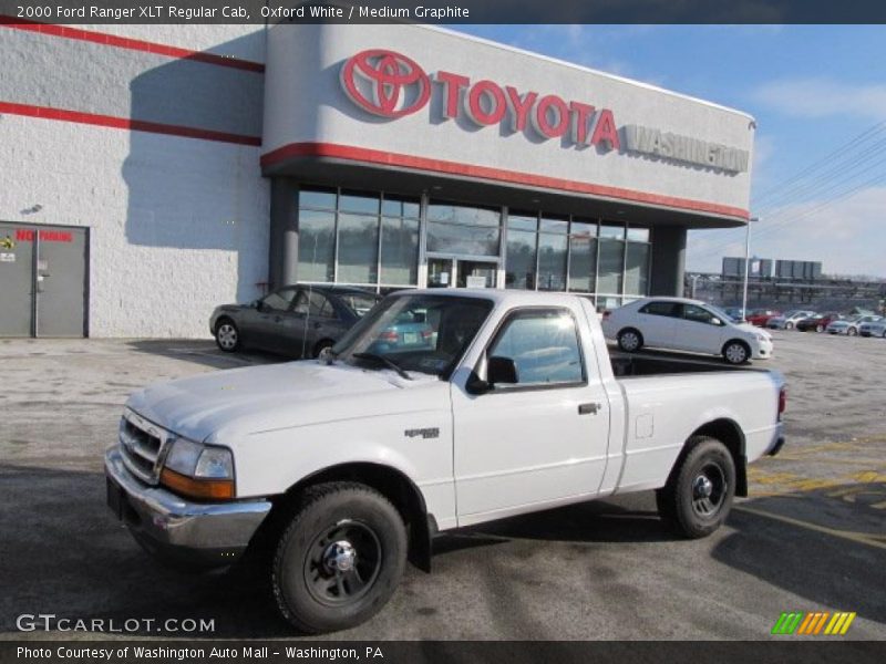 Oxford White / Medium Graphite 2000 Ford Ranger XLT Regular Cab