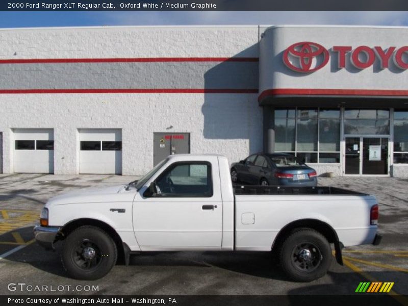 Oxford White / Medium Graphite 2000 Ford Ranger XLT Regular Cab