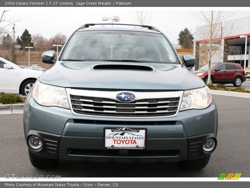 Sage Green Metallic / Platinum 2009 Subaru Forester 2.5 XT Limited