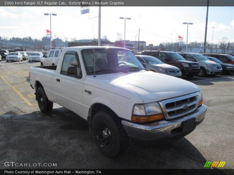 Oxford White / Medium Graphite 2000 Ford Ranger XLT Regular Cab