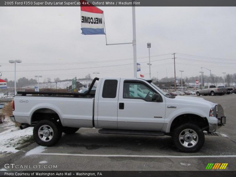 Oxford White / Medium Flint 2005 Ford F350 Super Duty Lariat SuperCab 4x4