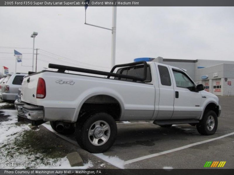 Oxford White / Medium Flint 2005 Ford F350 Super Duty Lariat SuperCab 4x4