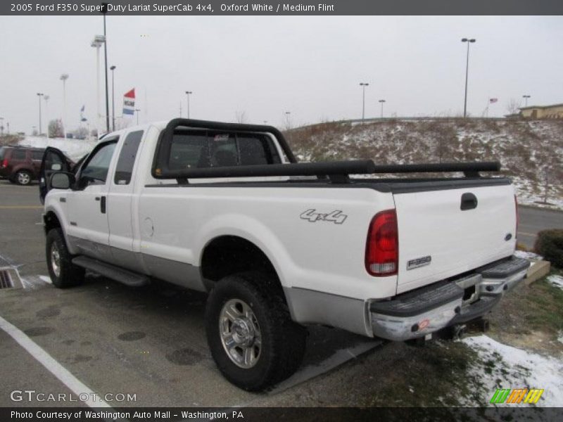 Oxford White / Medium Flint 2005 Ford F350 Super Duty Lariat SuperCab 4x4