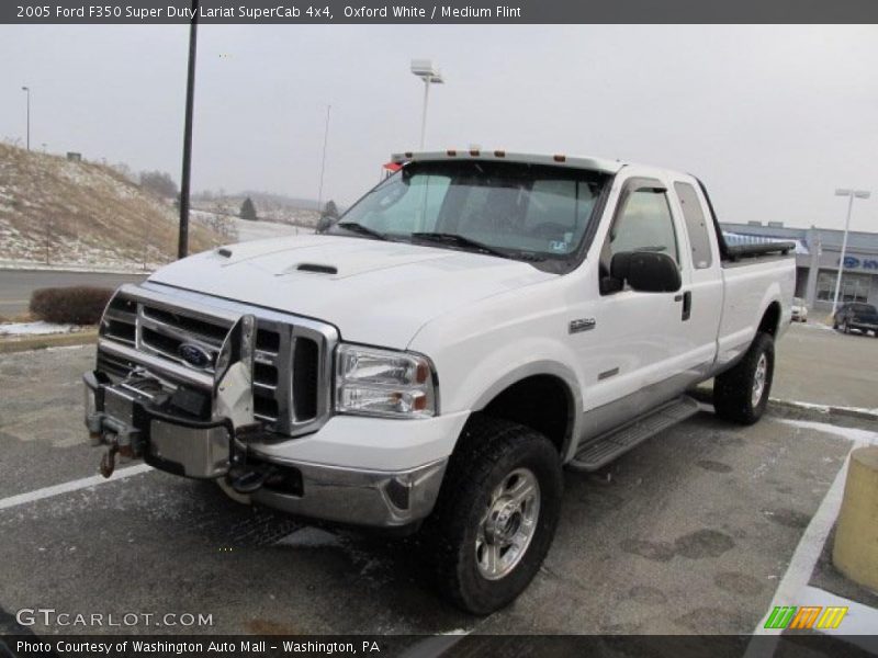 Oxford White / Medium Flint 2005 Ford F350 Super Duty Lariat SuperCab 4x4