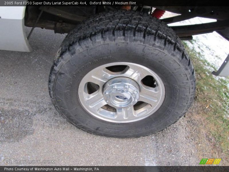 Oxford White / Medium Flint 2005 Ford F350 Super Duty Lariat SuperCab 4x4
