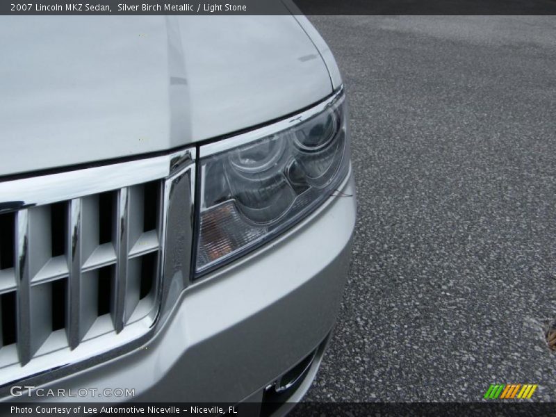 Silver Birch Metallic / Light Stone 2007 Lincoln MKZ Sedan