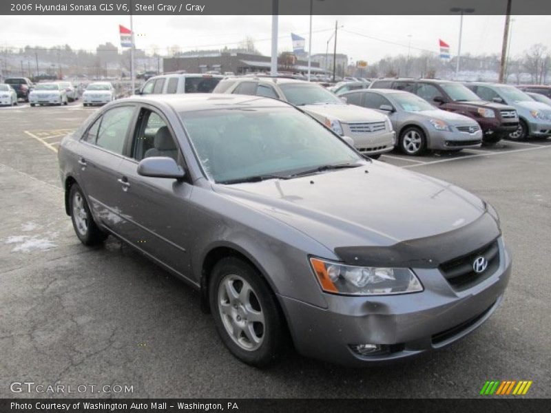 Steel Gray / Gray 2006 Hyundai Sonata GLS V6