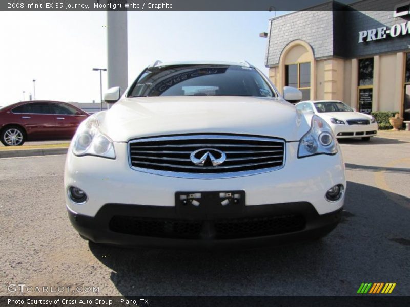 Moonlight White / Graphite 2008 Infiniti EX 35 Journey