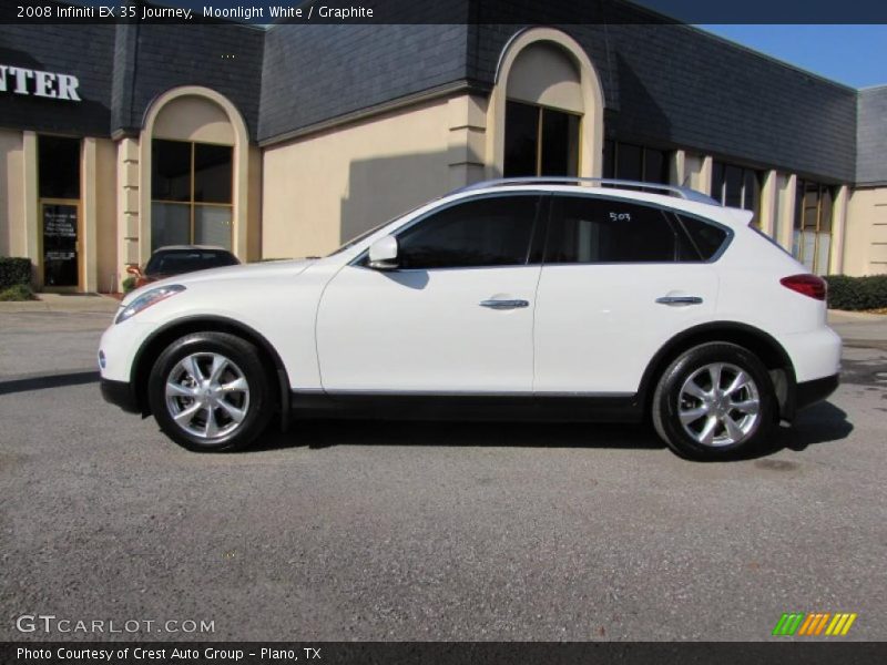 Moonlight White / Graphite 2008 Infiniti EX 35 Journey