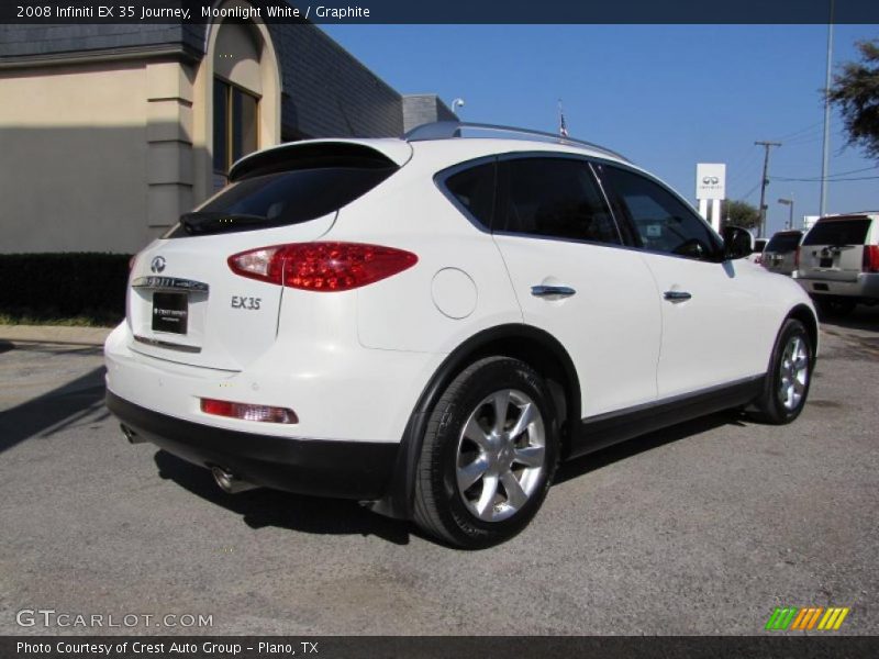 Moonlight White / Graphite 2008 Infiniti EX 35 Journey