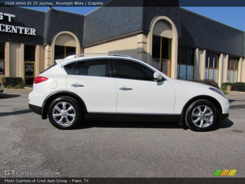Moonlight White / Graphite 2008 Infiniti EX 35 Journey