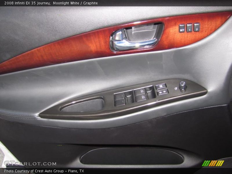 Moonlight White / Graphite 2008 Infiniti EX 35 Journey