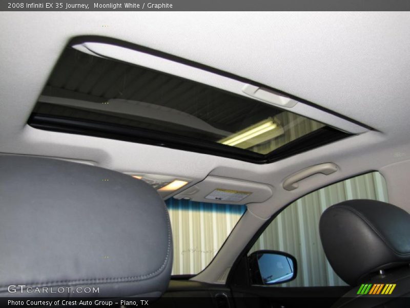 Moonlight White / Graphite 2008 Infiniti EX 35 Journey