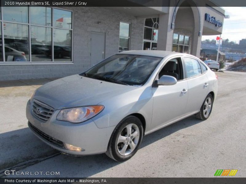 Liquid Silver / Gray 2010 Hyundai Elantra SE