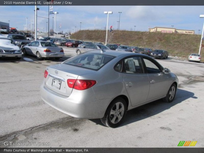 Liquid Silver / Gray 2010 Hyundai Elantra SE