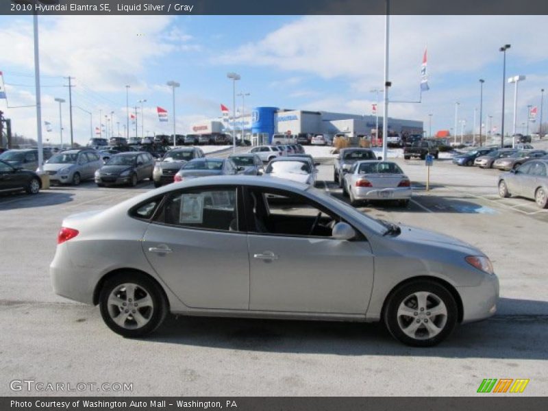 Liquid Silver / Gray 2010 Hyundai Elantra SE