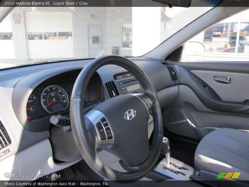 Liquid Silver / Gray 2010 Hyundai Elantra SE