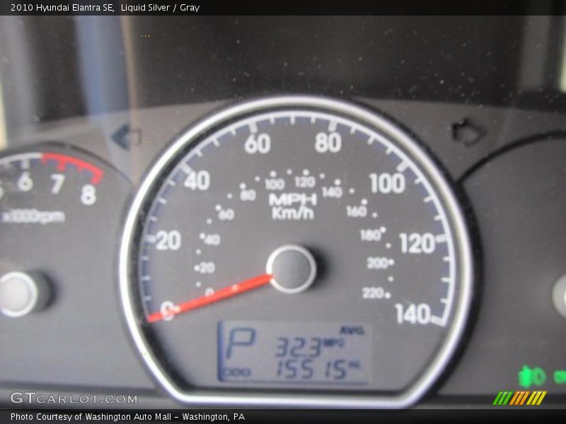 Liquid Silver / Gray 2010 Hyundai Elantra SE
