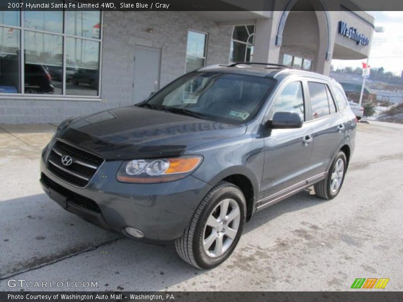 Slate Blue / Gray 2007 Hyundai Santa Fe Limited 4WD