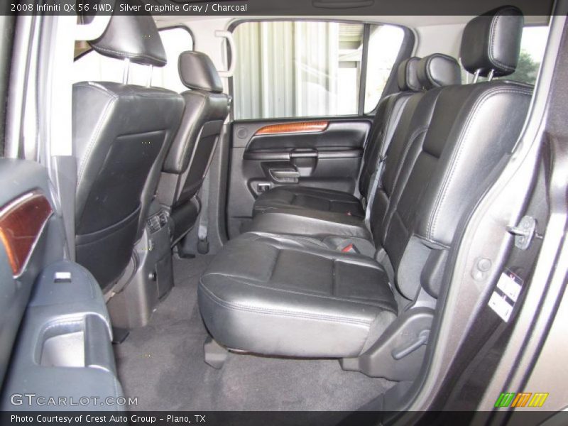 Silver Graphite Gray / Charcoal 2008 Infiniti QX 56 4WD
