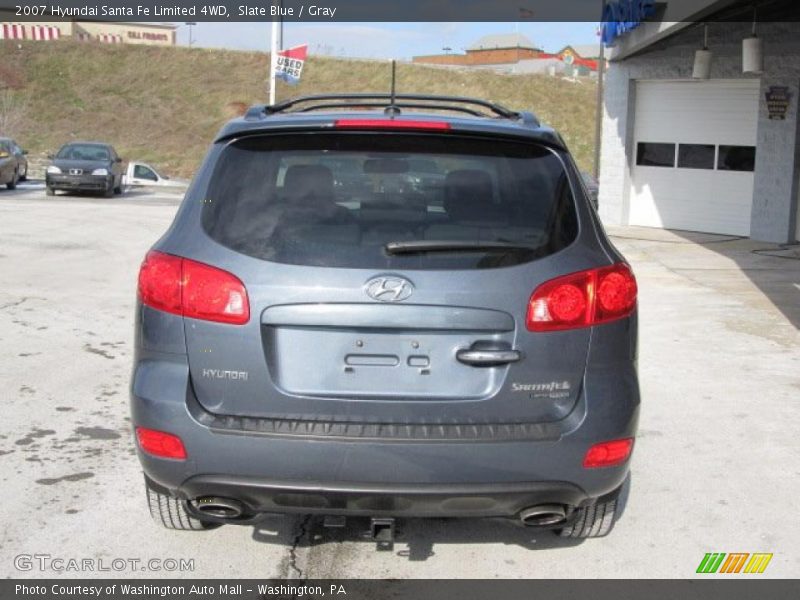Slate Blue / Gray 2007 Hyundai Santa Fe Limited 4WD