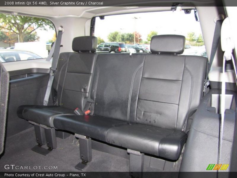 Silver Graphite Gray / Charcoal 2008 Infiniti QX 56 4WD