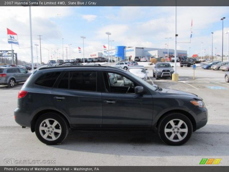 Slate Blue / Gray 2007 Hyundai Santa Fe Limited 4WD