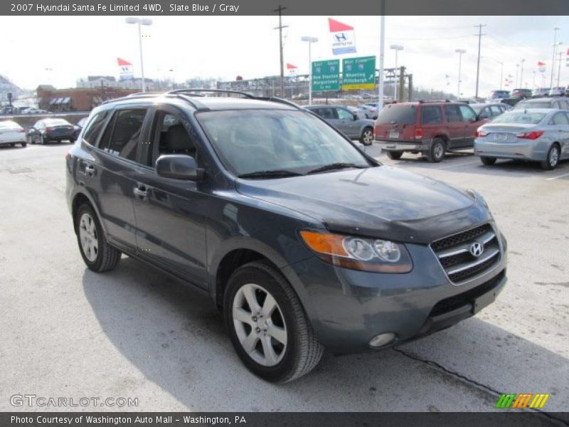 Slate Blue / Gray 2007 Hyundai Santa Fe Limited 4WD