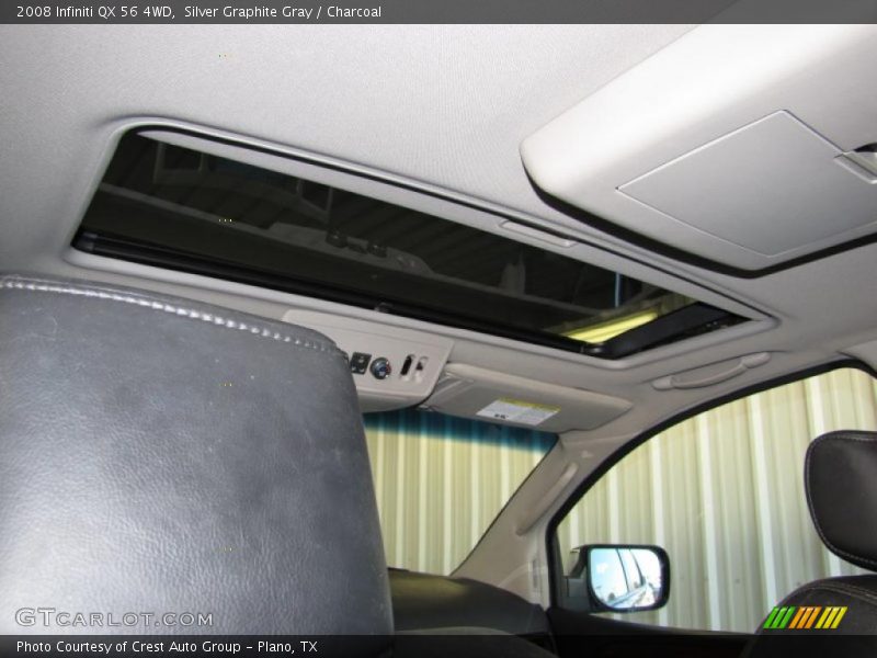 Silver Graphite Gray / Charcoal 2008 Infiniti QX 56 4WD