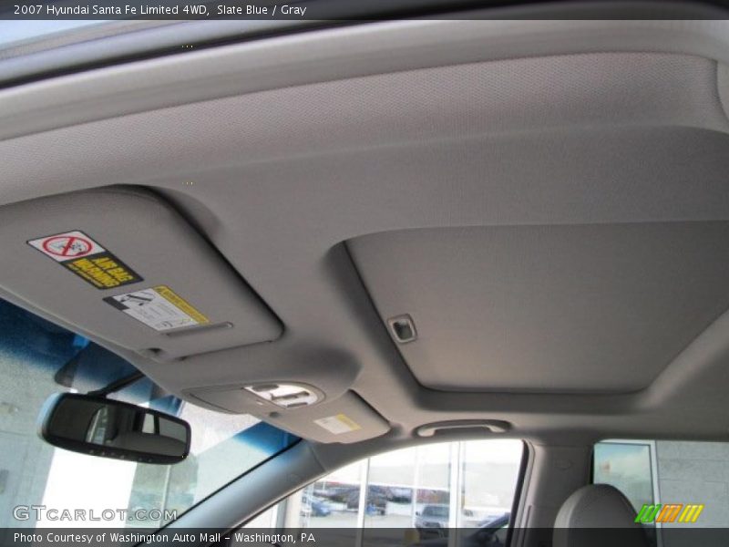 Slate Blue / Gray 2007 Hyundai Santa Fe Limited 4WD